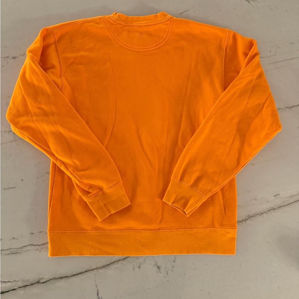 Tennessee Volunteers Sweatshirt Mens M BigCotton Crewneck Pullover Orange - Picture 4 of 6